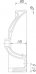Zdjęcie Umywalka meblowa podwójna TRAFFIC 120 cm bez otworów, z przelewami