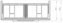 Zdjęcie Szafka podumywalkowa TRAFFIC 116,8 x 62,5 x 46,1 cm, wisząca, biały połysk, do umywalki podwójnej