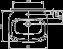Zdjęcie Umywalka prostokątna VARIUS 60 cm z otworem, z przelewem