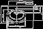 Zdjęcie Umywalka asymetryczna VARIUS 80 cm, prawa, z otworem, z przelewem