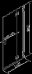 Zdjęcie Drzwi wnękowe skrzydłowe NIVEN 120, prawostronne