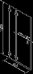 Zdjęcie Drzwi skrzydłowe NIVEN 80, lewostronne