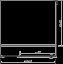 Zdjęcie Drzwi skrzydłowe NIVEN 80, lewostronne