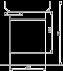 Zdjęcie Szafka wisząca podumywalkowa EGO/OVUM by Antonio Citterio, 48 cm, kolor biały połysk