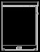 Zdjęcie Szafka wisząca podumywalkowa EGO/OVUM by Antonio Citterio, 78 cm, kolor biały połysk