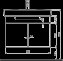 Zdjęcie Szafka wisząca podumywalkowa VARIUS 80 cm, ciemny grafit