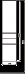 Zdjęcie Korpus biały połysk do szafki wiszącej bocznej DOMINO 160 cm, wysokiej, prawej/lewej