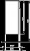 Zdjęcie Szafka wisząca boczna REKORD, niska, korpus biały, KOŁO Simple