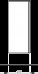 Zdjęcie Szafka wisząca boczna REKORD, niska, korpus biały, KOŁO Simple