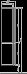 Zdjęcie Szafka wisząca boczna VARIUS, wysoka z koszem na bieliznę, biały połysk
