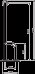 Zdjęcie Poręcz WC LEHNEN FUNKTION z mocowaniem ścienno - podłogowym 85 x 85 cm, prawa