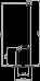 Zdjęcie Poręcz WC LEHNEN FUNKTION z mocowaniem ścienno - podłogowym 85 x 85 cm, lewa