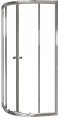 Kabina Tesalia 90x90x180 półokrągła profile chromowane szkło czyste