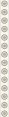 Piumetta Bianco listwa Murano 2,3x29,5